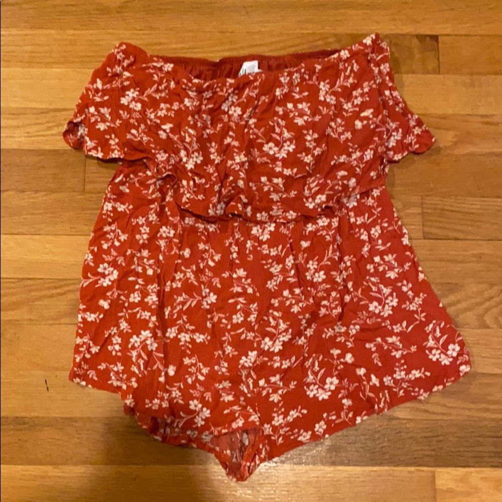 Strapless Romper